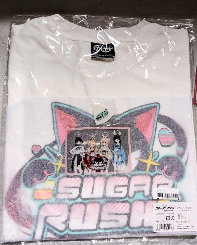 SUGAR RUSH Tシャツセット　ステッカー　2品セット　シュガーラッシュ SUGAR RUSH Tシャツセット ステッカー 2品セット シュガー